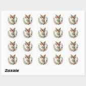 Sticker Carré Face de lapin géant (Feuille)