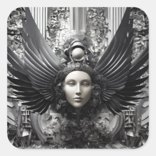 Sticker Carré Face droite