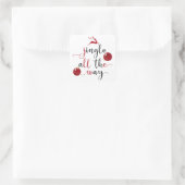 Sticker Carré faire du jingle (Sac)