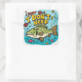 Sticker Carré Faire place à la simplicité et au contentement (Sac)