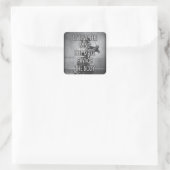 Sticker Carré Faire Savourer Le Corps - Formation Motivationnell (Sac)