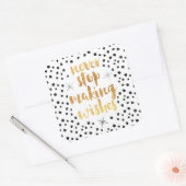 Sticker Carré Faire un devis de voeux (Enveloppe)