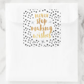 Sticker Carré Faire un devis de voeux (Sac)