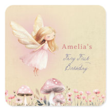 Fairy First Theme Fille 1er Anniversaire Personnal