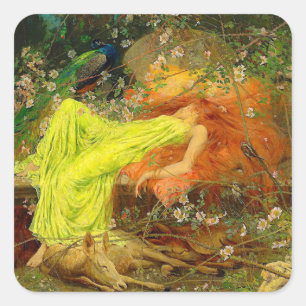 Sticker Carré Fairy Tale Arthur Wardle