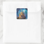 Sticker Carré Fairy Tale Castle Imaginaire Art (Sac)