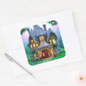 Sticker Carré Fairytale House (Enveloppe)