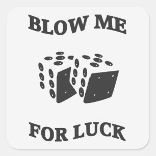 STICKER CARRÉ FAIS-MOI LA CHANCE