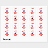 Sticker Carré Fais Pleurer Les Oignons ! (Feuille)