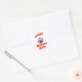 Sticker Carré Fais Pleurer Les Oignons ! (Enveloppe)