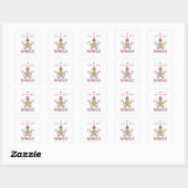 Sticker Carré Faisons-nous rôtir (Feuille)