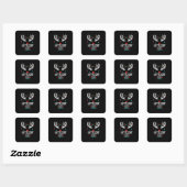Sticker Carré Faisons un Cool Noël léger (Feuille)