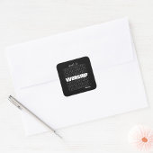Sticker Carré Fait pour Adorer