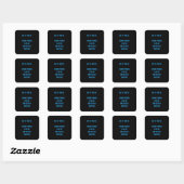 STICKER CARRÉ FAITES-LE MAINTENANT PARFOIS PLUS TARD DEVIENT JAM (Feuille)