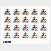 Sticker Carré Faites une randonnée (Feuille)