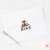 Sticker Carré Faites une randonnée (Enveloppe)