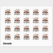 Sticker Carré Faites Une Randonnée (Feuille)