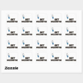 Sticker Carré Faites-vous vacciner (Feuille)