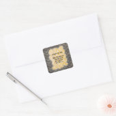 Sticker Carré Faits Fun WTF (Enveloppe)