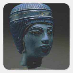 Sticker Carré Fake royal head, originally thought to be Tutankha