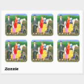 Sticker Carré Famille Gipsy 1986 (Feuille)