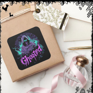 Sticker Carré Fantôme ExDesigner Halloween