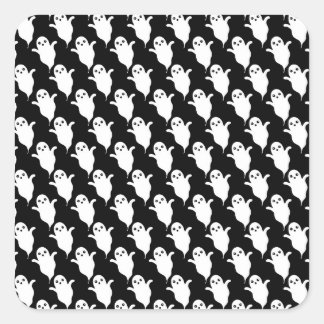 Sticker Carré Fantômes