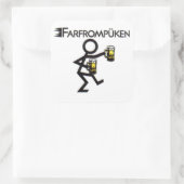 Sticker Carré farfrompüken (Sac)