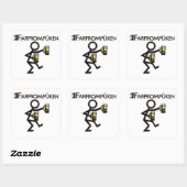 Sticker Carré farfrompüken (Feuille)