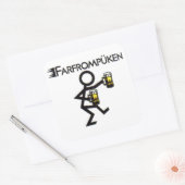 Sticker Carré farfrompüken (Enveloppe)