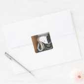 Sticker Carré Farret et la broche (Enveloppe)