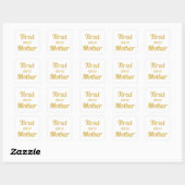 Sticker Carré Fatigué comme une mère (Feuille)