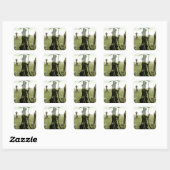 Sticker Carré Faucheuse (Feuille)