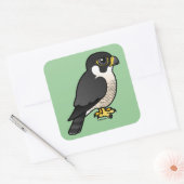 Sticker Carré Faucon pèlerin (Enveloppe)
