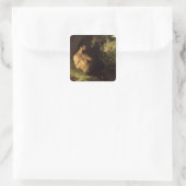 Sticker Carré Faun et Nymph, 1868 (Sac)