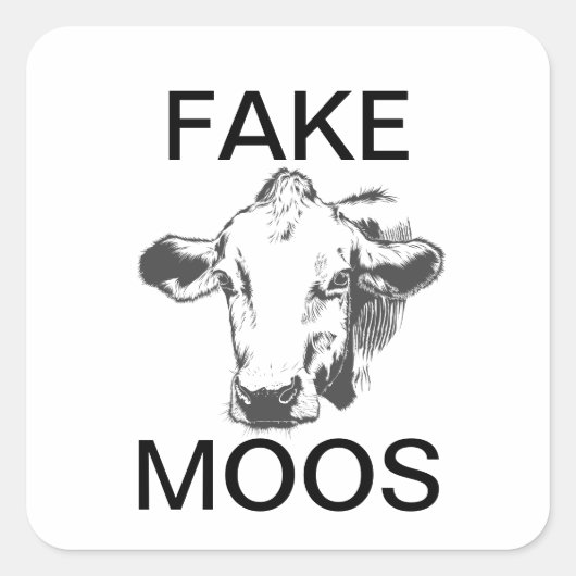 Sticker Carré Faux Moos (Devant)