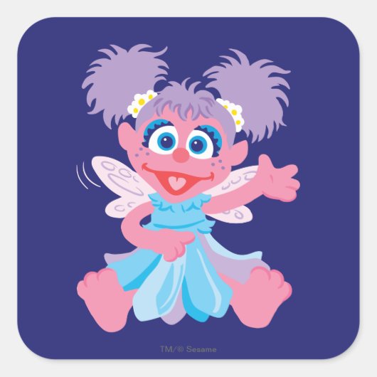 Sticker Carré Fée Abby Cadabby (Devant)