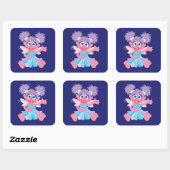 Sticker Carré Fée Abby Cadabby (Feuille)