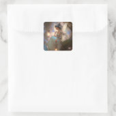 Sticker Carré Fée avec lanterne (Sac)