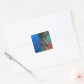 Sticker Carré Fées basslets (Pseudanthias (Enveloppe)