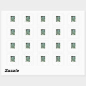 Sticker Carré Fées esthétique de mode Fairycore Goblincore Cot (Feuille)