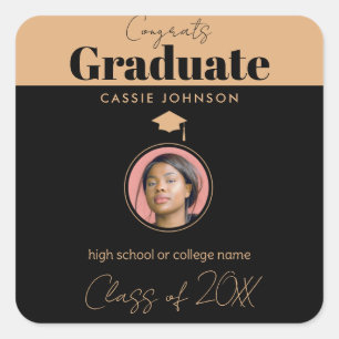 Sticker Carré Félicats Classe de diplômés de 2023