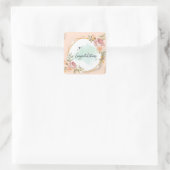 Sticker Carré félicitations (Sac)