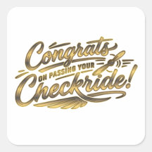Félicitations pour avoir réussi votre checkride !