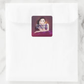 Sticker Carré Femme TEE Boujee (Sac)