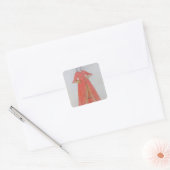 Sticker Carré Femme turque (Enveloppe)