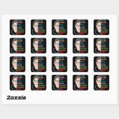 Sticker Carré Femmes Appartenant À Tous Les Endroits Ruth Bader  (Feuille)