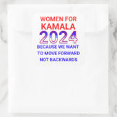 Sticker Carré Femmes pour l'élection de Kamala Harris 2024 (Sac)