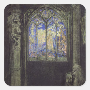 Sticker Carré Fenêtre en verre tendu, 1904
