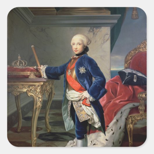 Sticker Carré Ferdinand IV, roi de Naples (Devant)